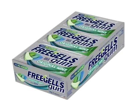 CHICLE FREEGELLS GUM ORIGINAL MINT 120G C/15 RICLAN