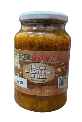 DOCE CREMOSO LEITE EM CALDA VIDRO 680G MARINGA CX C/15