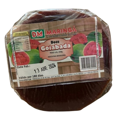 DOCE DISCO GOIABA 250G MARINGA CX C/50