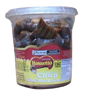 CHUP DOCE DE LEITE 1,5KG POTE C/50 ROSSETO CX C/6
