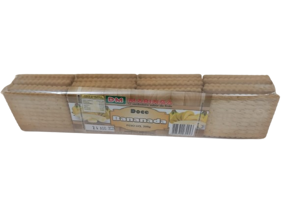 DOCE LANCHE BANANA 200G MARINGA CX C/50