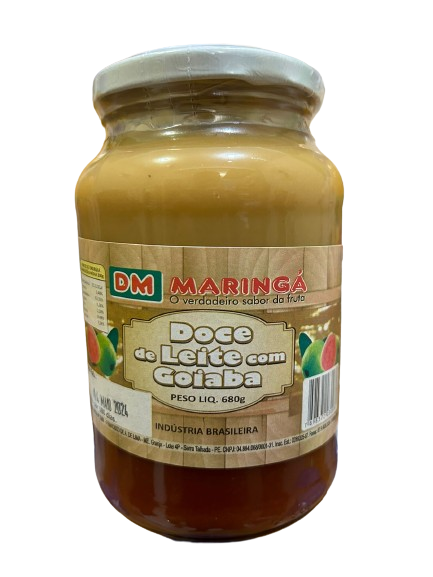 DOCE CREMOSO LEITE C/GOIABA VIDRO 680G MARINGA CX C/15