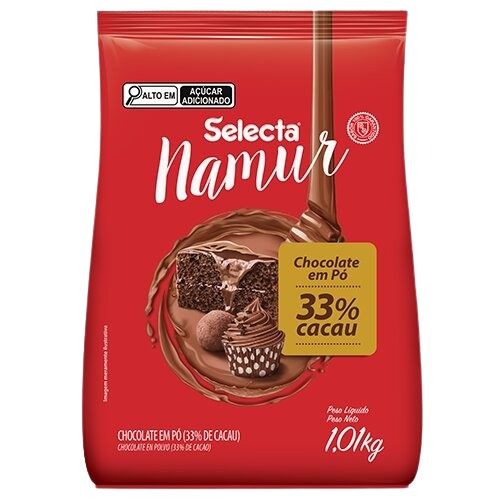 CHOCOLATE EM PO 33% DE CACAU 1,010KG NAMUR SELECTA CX C/10