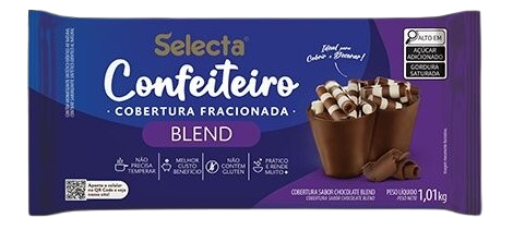 BARRA COBERTURA BLEND 1,01KG SELECTA CX C/10