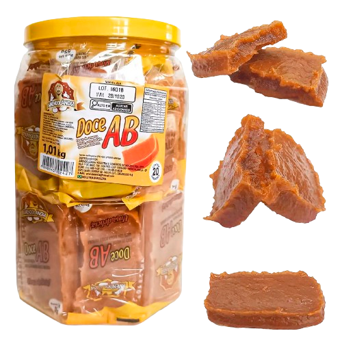 DOCE AB DE ABOBORA COM BATATA DOCE 1,01KG PT C/20 AMENDOLANDIA CX C/6