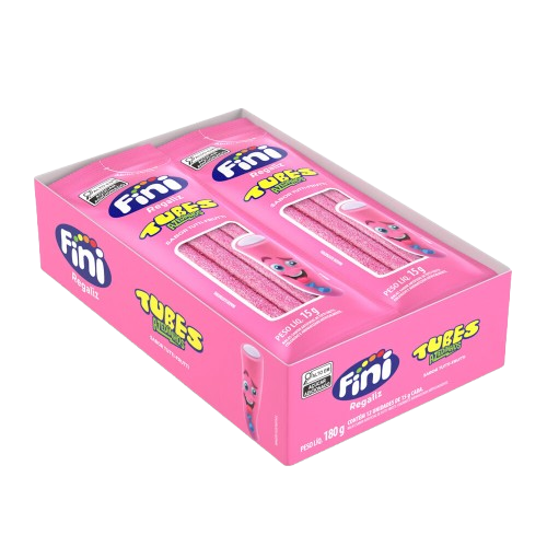 BALA TUBES TUTTI FRUTTI 12X15G FINI CX C/12