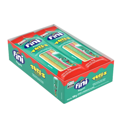 BALA TUBES TRES CORES 12X15G FINI CX C/12