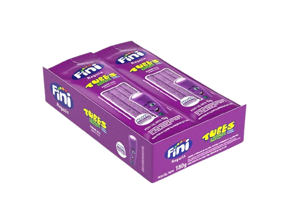 BALA TUBES UVA CITRICA 12X15G FINI CX C/12