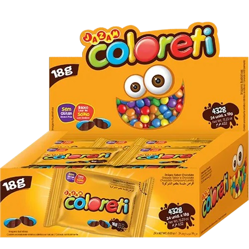 COLORETI DISPLAY 24X18G JAZAM CX C/9