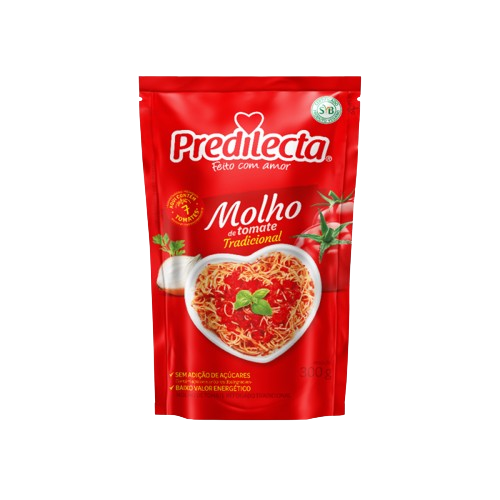 MOLHO TOMATE TRADICIONAL SACHE 300g PREDILECTA CX C/32