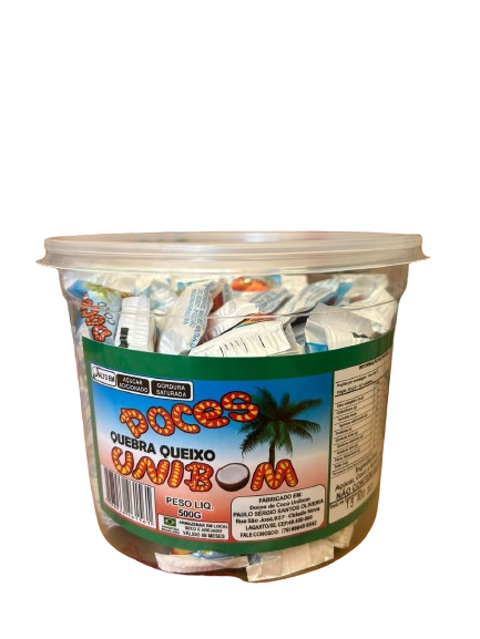 QUEBRA QUEIXO 500G C/70 DOCES UNIBOM CX C/12