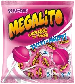 PIRULITO MEGALITO TUTTI-FRUTTI 1KG C/50 BERBAU CX C/14