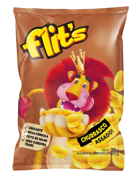 SALG MILHO CHURRASCO FD 50X28GR FLITS