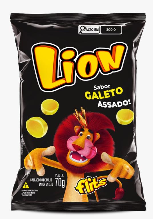 SALG MILHO GALETO FD 50X70G LION FLITS