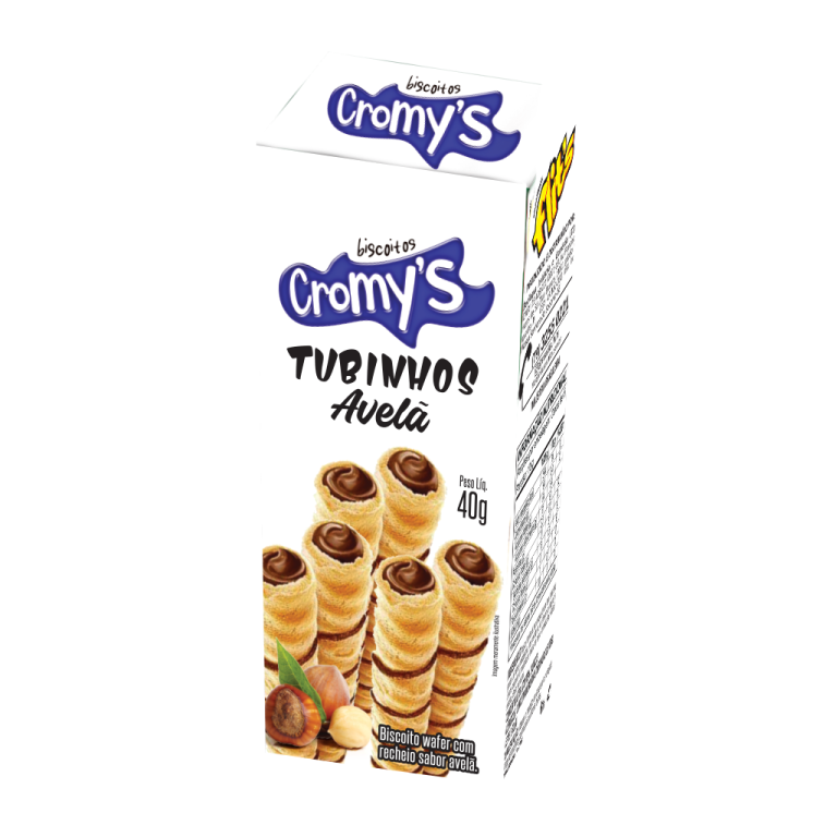 TUBINHOS WAFER AVELA 42G CROMYS CX C/24