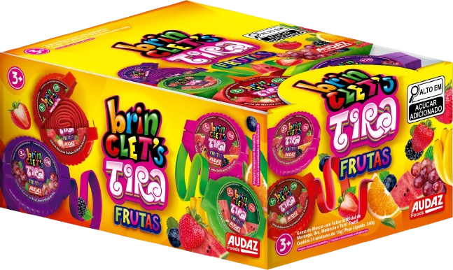 BRINCLETS TIRA FRUTAS DP C/24X15G UNIAO ALIMENTOS CX C/15