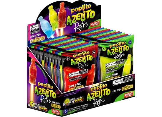 POP LITO AZELITO REFRI C/24X12G UNIAO ALIMENTOS CX C/12