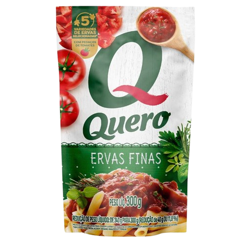 MOLHO TOM ERVAS FINAS QUERO 300G CX C/24