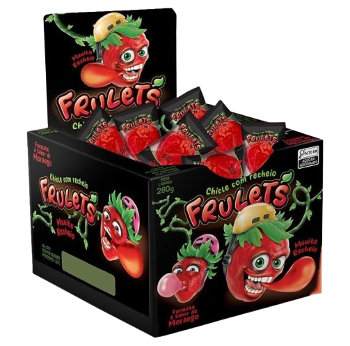 CHICLE FRULETS MORANGO DP 280G C/40 SUKEST