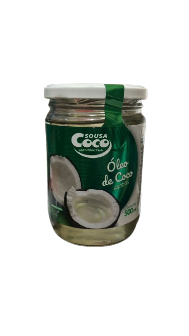 OLEO DE COCO EXTRA VIRGEM 500ML SOUSA COCO CX C/12