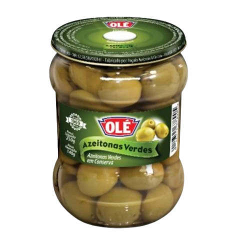AZEITONA VERDE C CAROÇO VIDRO 12X140G OLE