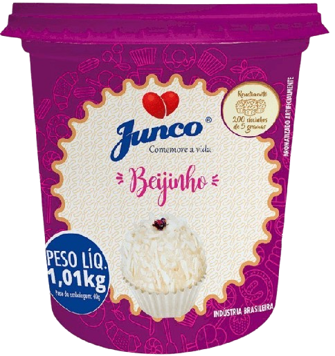 DOCE BEIJINHO 1,01KG LEITE C/COCO JUNCO Cx C/12