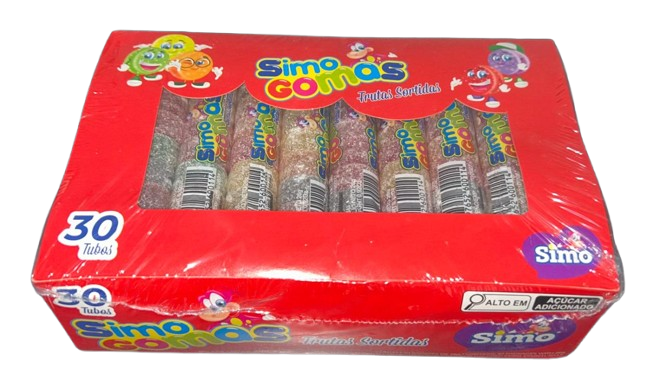 GOMA TUBO FRUTAS DP C/26GX30UN 780G SIMONETTO CX C/12