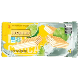 BISCOITO WAFER LIMAO 40X78G RANCHEIRO