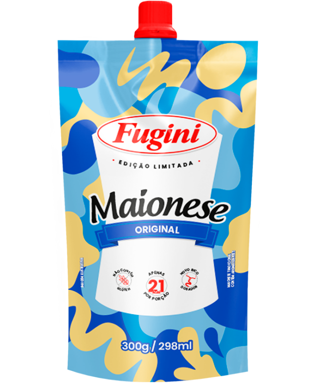 MAIONESE SACHE BICO 300G FUGINI CX C/36