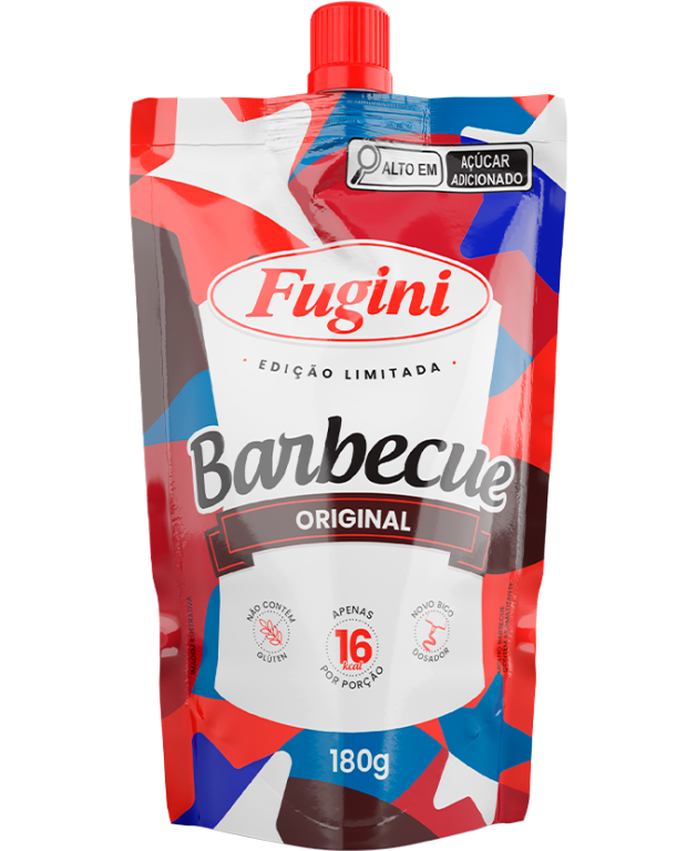 MOLHO BARBECUE SACHE BICO 180G FUGINI CX C/32