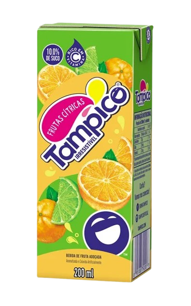 SUCO TAMPICO 200ML CX C/27 LARANJA