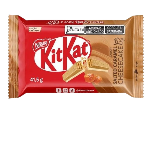 CHOCOLATE KIT KAT CARAMELO DP/24 41,5g NESTLE Cx C/4