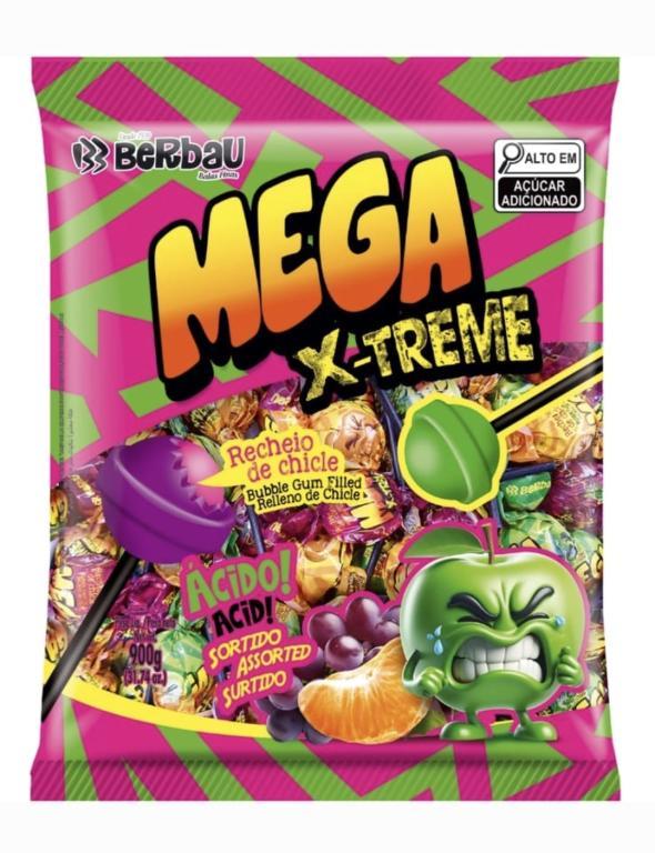 PIRULITO MEGALITO X-TREME 900G BERBAU CX C/14