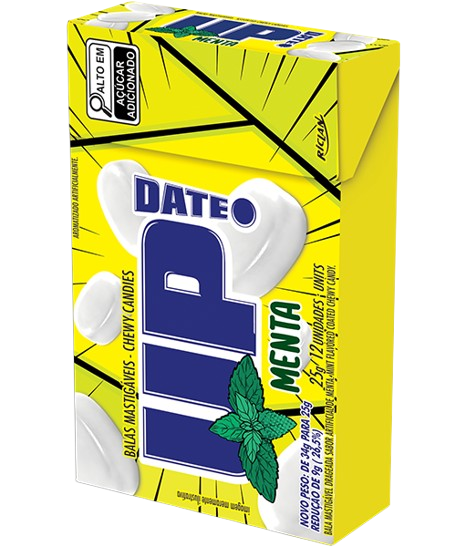CONFEITO MASTIGAVEL UP MENTA 12UNx25G RICLAN CX C/12