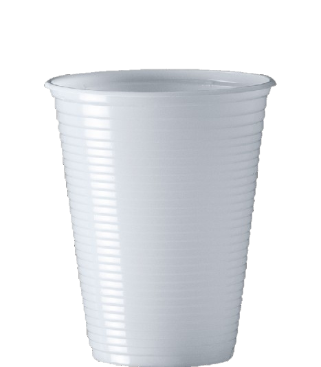 COPO DESCARTAVEL 200ML BRANCO  CX C/ 25PCTx100UN CRISTALCOPO