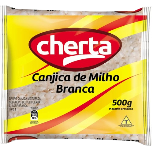 CANJICA DE MILHO BRANCA 500G CHERTA ALIMENTOS FD C/20