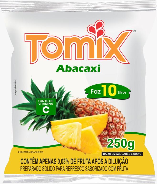 REFRESCO PO ABACAXI CX 10X250GR TOMIX