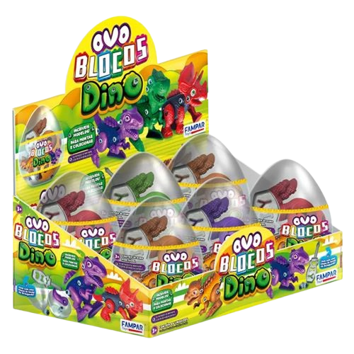 OVO BLOCOS DINO DP C/6 UN UNIAO ALIMENTOS CX C/6