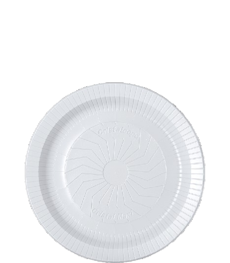 PRATO RASO DESCARTAVEL 21CM CX C/ 50PCTx10UN CRISTALCOPO