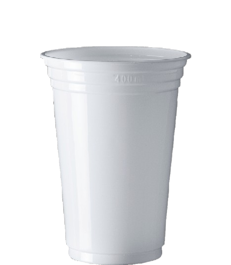 COPO DESCARTAVEL PP 440ML BRANCO CX C/ 20PCTx50UN CRISTALCOPO