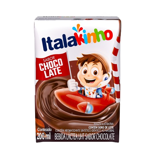 BEB. LACTEA ITALAKINHO CX C/24UNx200ML CHOCOLATE ITALAC