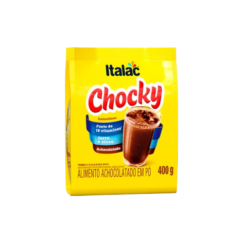 ACHOCOLATADO EM PO 400G CHOCKY ITALAC CX C/24