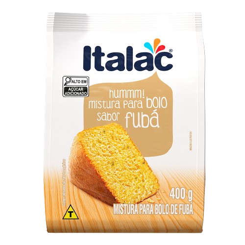 MISTURA PARA BOLO SABOR FUBA 400G ITALAC CX C/12