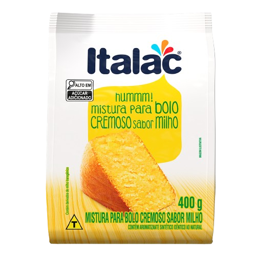 MISTURA PARA BOLO SABOR MILHO VERDE 400G ITALAC CX C/12