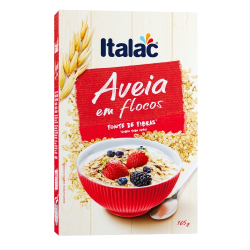 AVEIA EM FLOCOS 165G ITALAC CX C/12