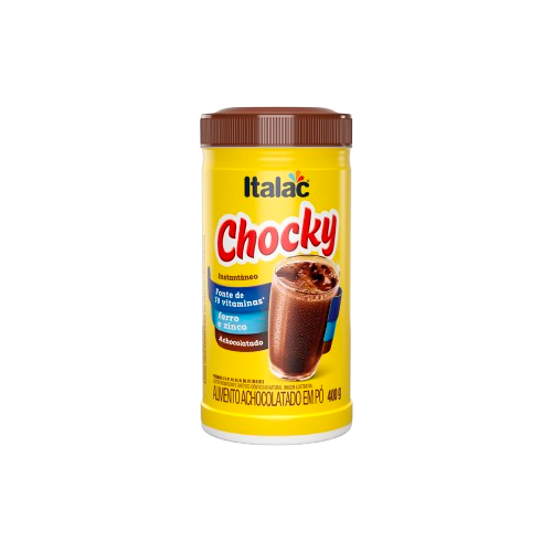 ACHOCOLATADO POTE EM PO 400G CHOCKY ITALAC