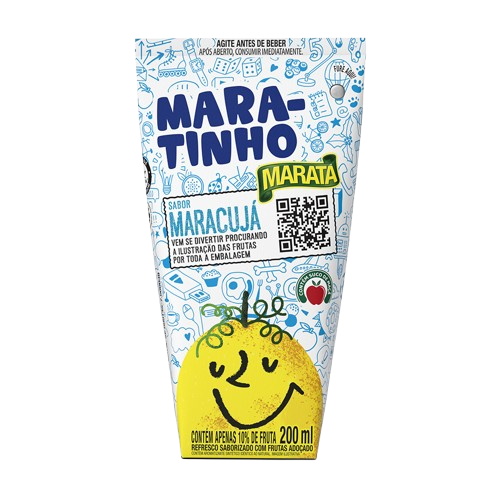 REFRESCO MARA-TINHO MARACUJA CX C/12X200ML MARATA
