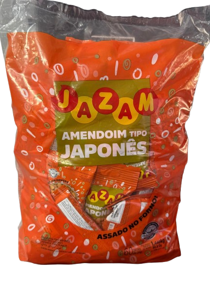AMENDOIM JAPONES FD C/60UNx24G JAZAM CX C/6