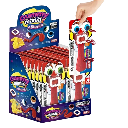 GUMMY MANIA E DIVERSÃO DP C/20x25G CX C/8 UNIAO ALIMENTOS