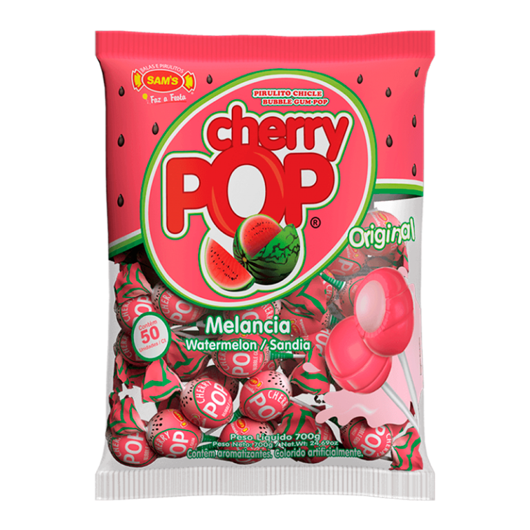 PIR. CHERRY POP MELANCIA 700G SAMS CX C/24